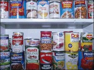 Donating items like these to food pantries can help bridge the meal gap experienced by many Hoosiers.